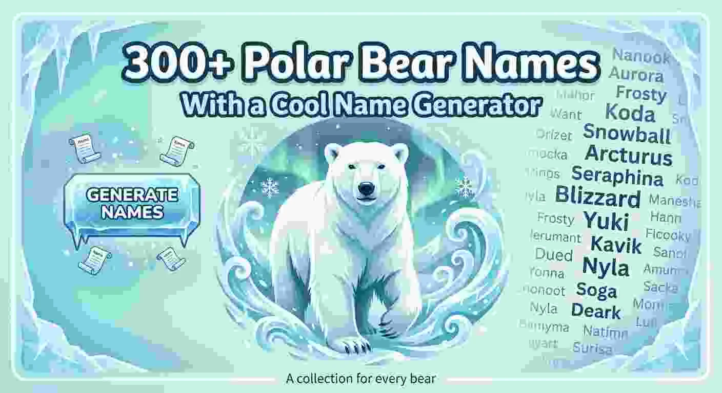 Polar Bear Names With a Cool Name Generator