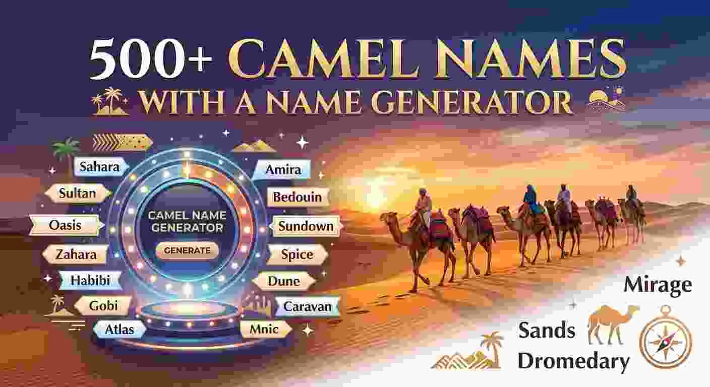 Camel Names With Name Generator