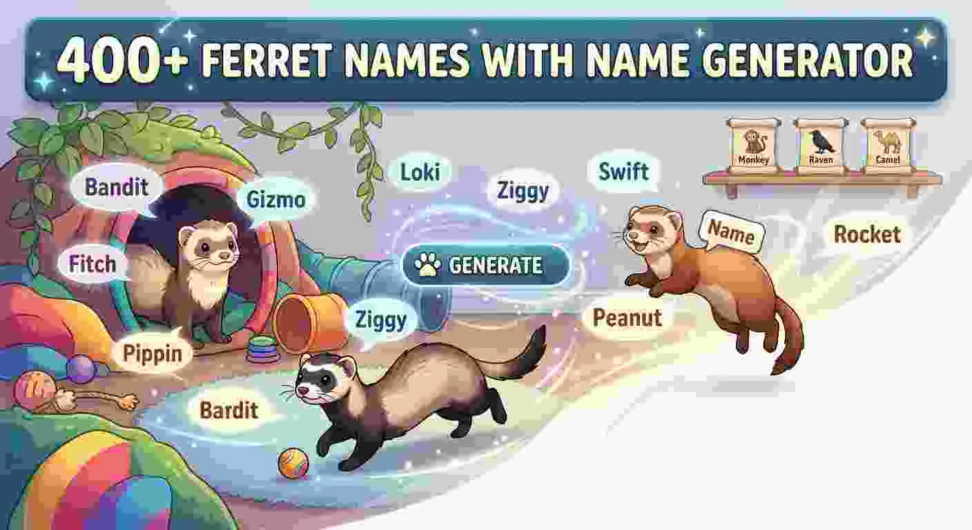 Ferret Names With Name Generator