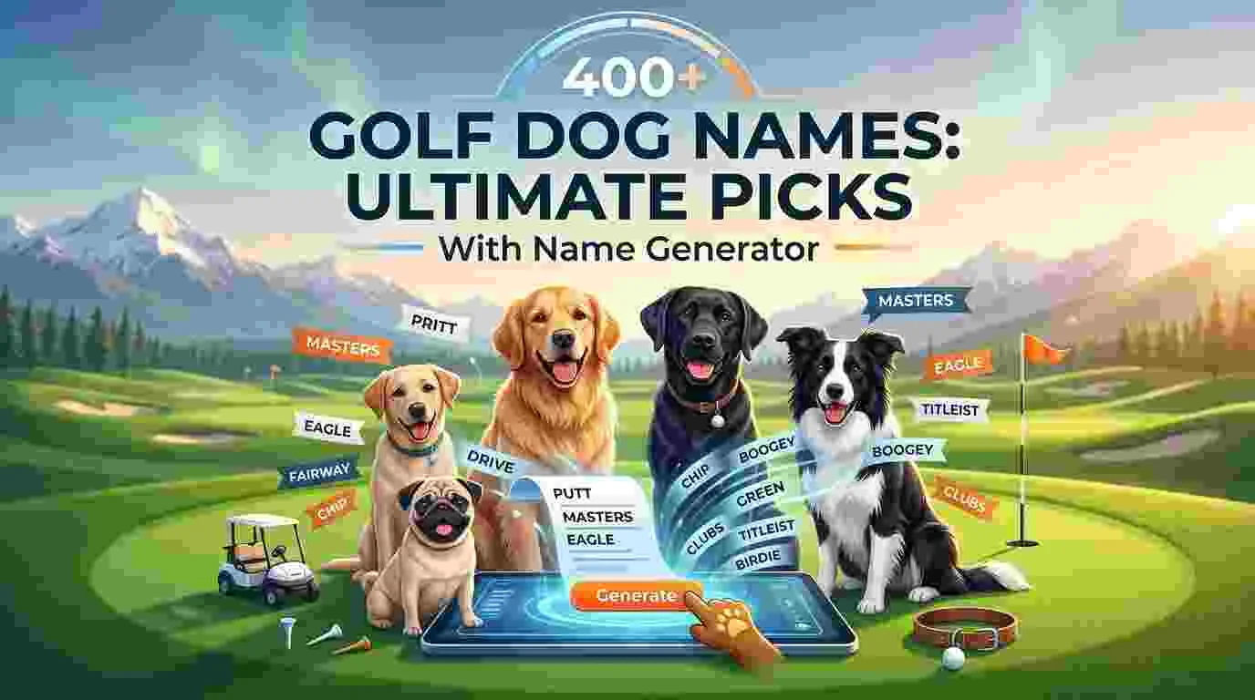 Golf Dog Names: Ultimate Picks With Name Generator