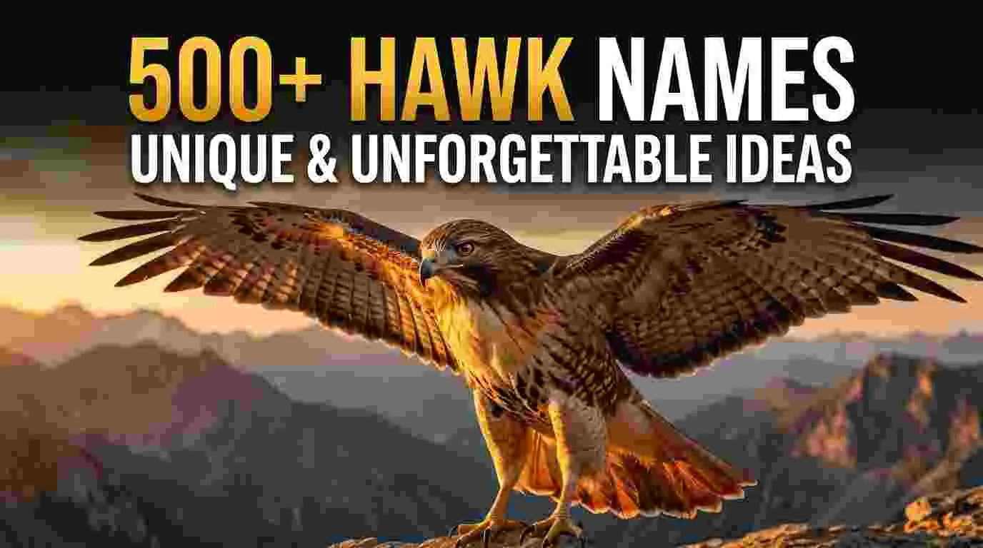 Hawk Names Unique & Unforgettable Ideas