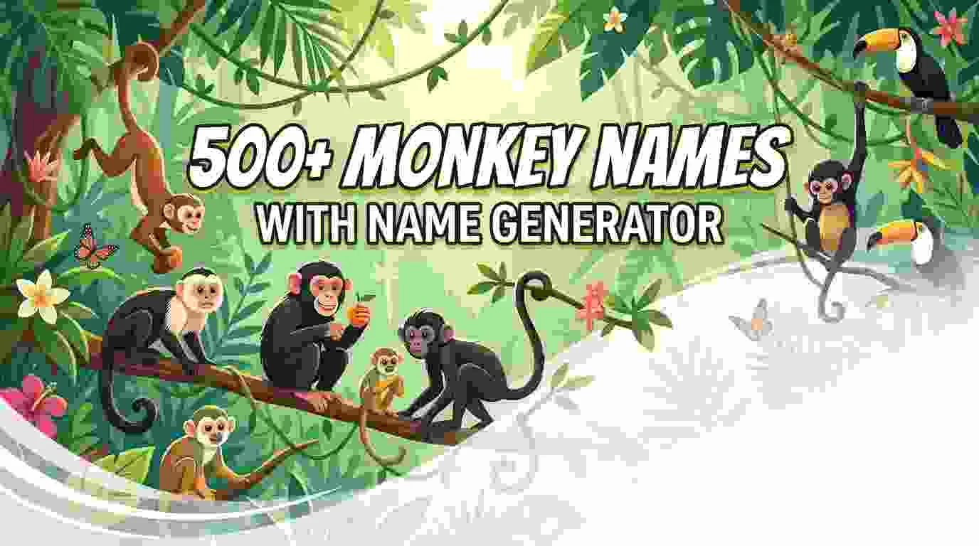 Monkey Names With Name Generator