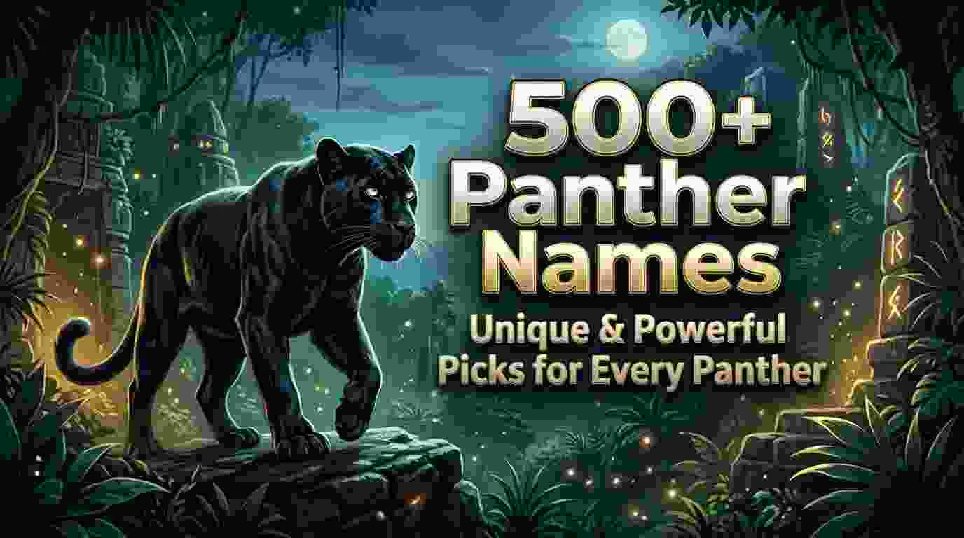 Panther Names Unique & Powerful Picks for Every Panther