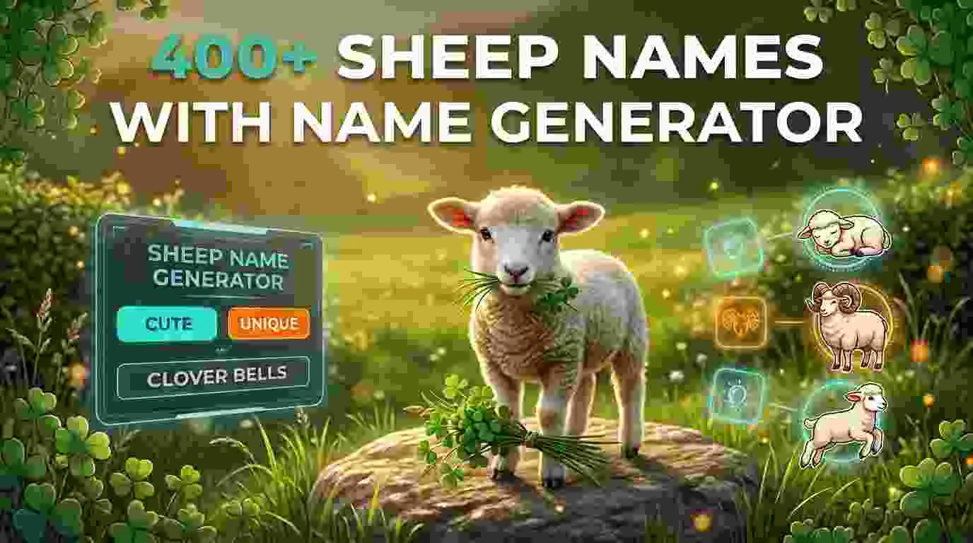 Sheep Names With Name Generator
