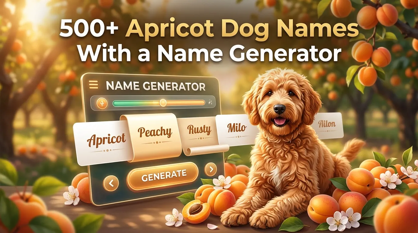 Apricot Dog Names With Name Generator