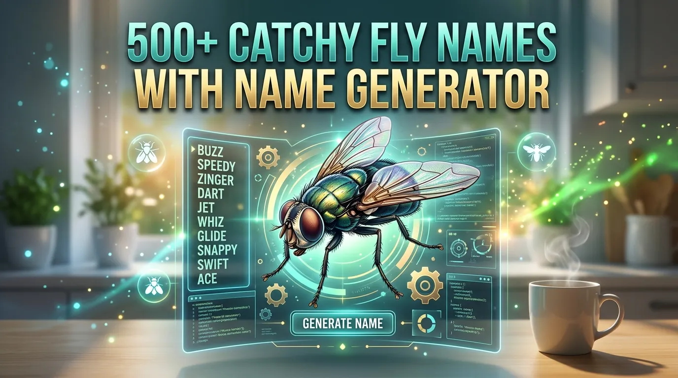 Catchy Fly Names With Name Generator