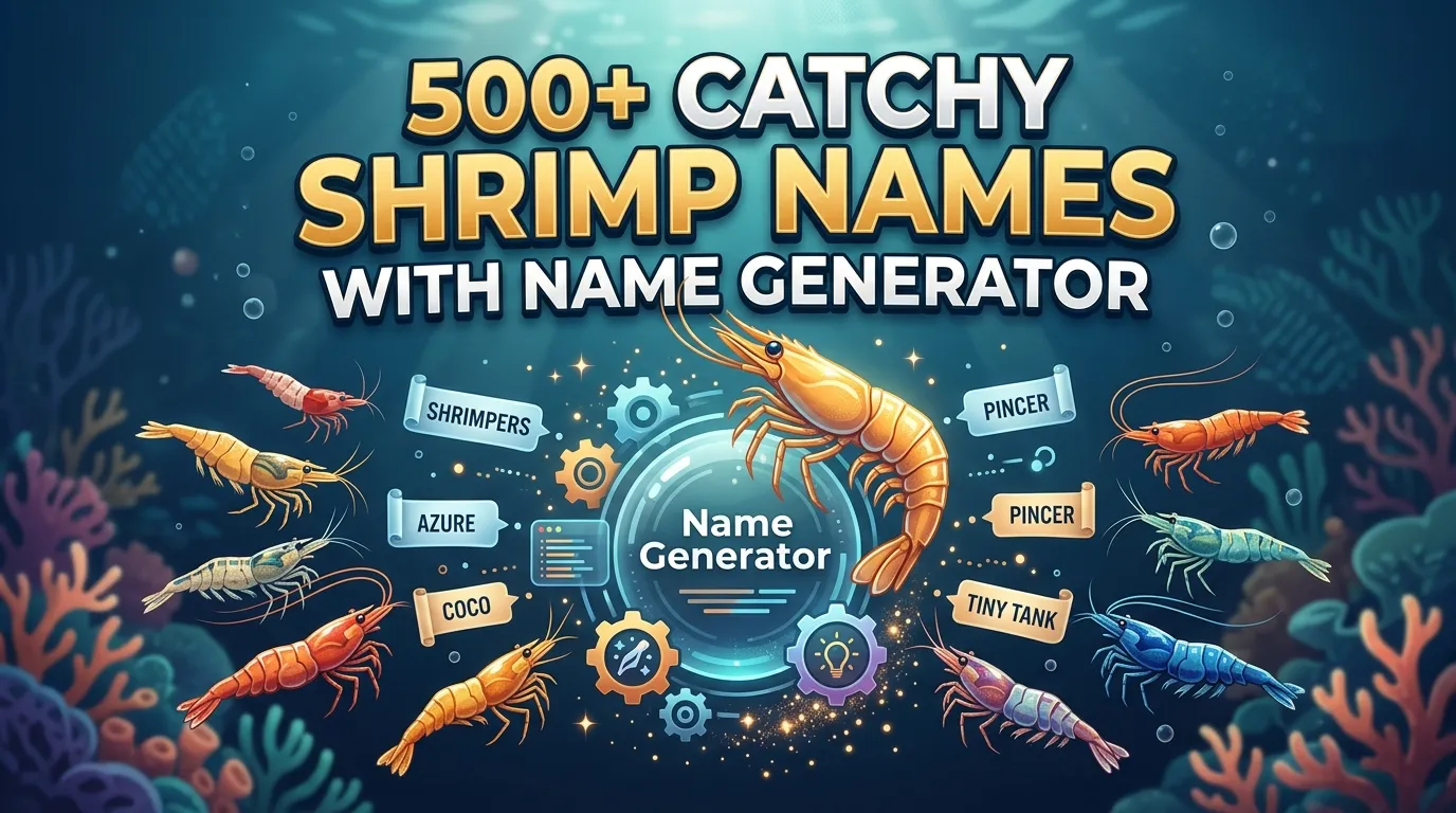 Catchy Shrimp Names With Name Generator
