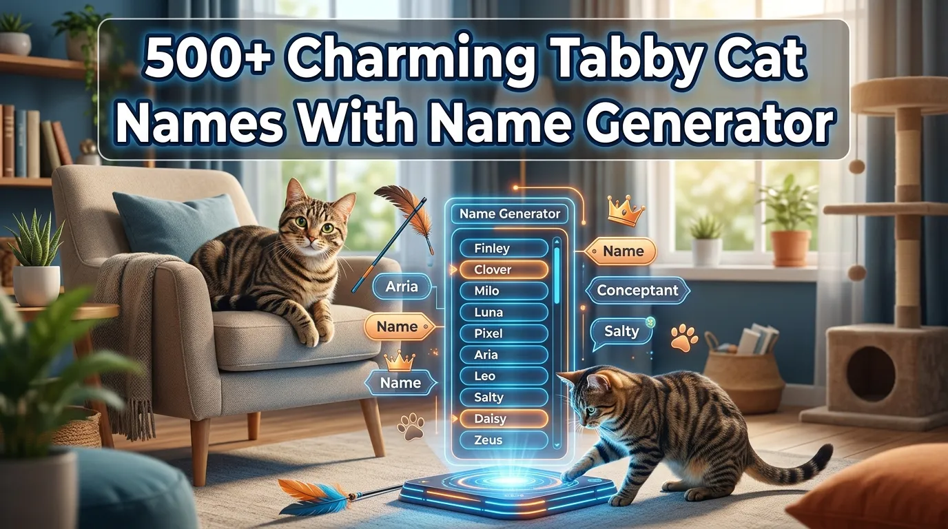 Charming Tabby Cat Names With Name Generator