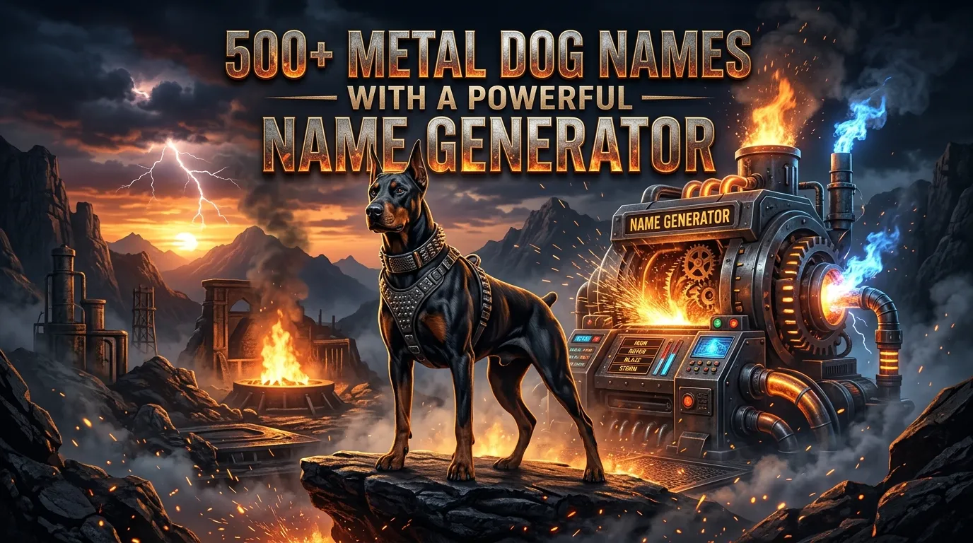 Metal Dog Names With a Powerful Name Generator