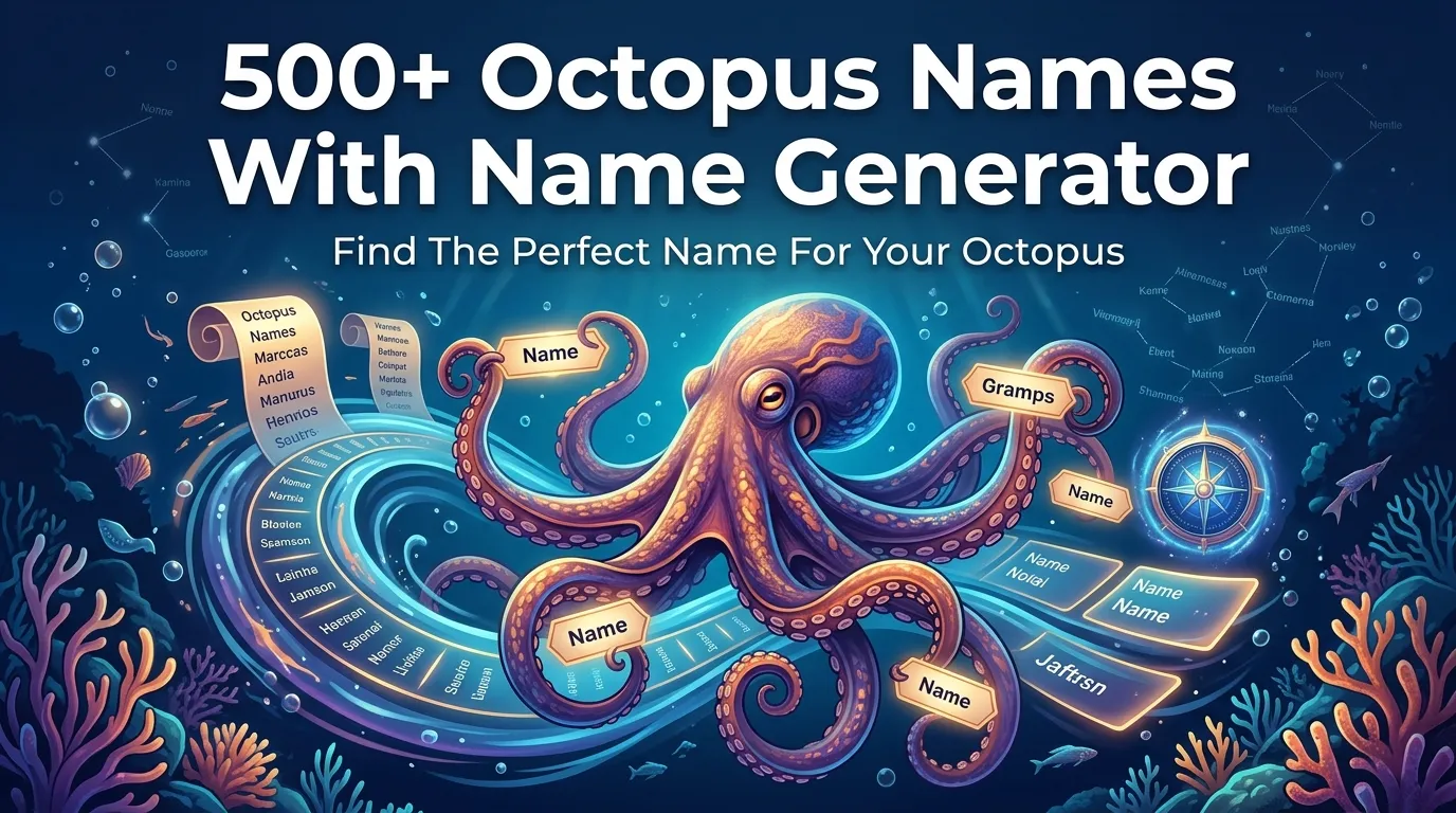 Octopus Names With Name Generator