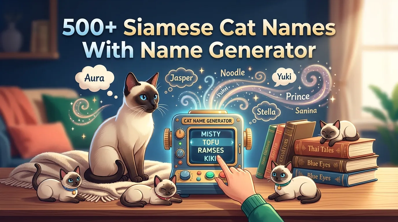 Siamese Cat Names With Name Generator