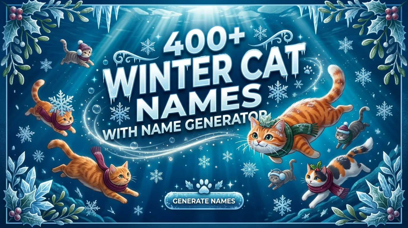 Winter Cat Names With Name Generator
